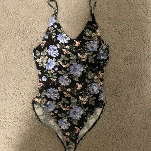 American Eagle Floral Bodysuit